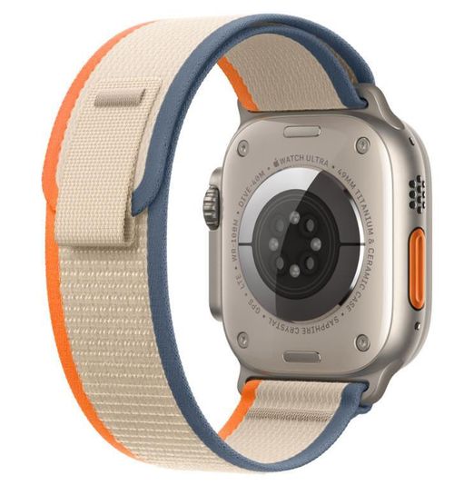 купить Ремешок Apple 49mm Orange/Beige Trail S/M MT5W3 в Кишинёве 