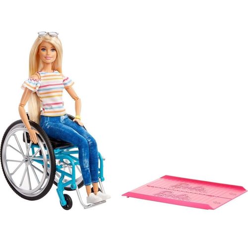 купить Кукла Barbie GGL22 ️ Fashionista in Scaun cu Rotile в Кишинёве 