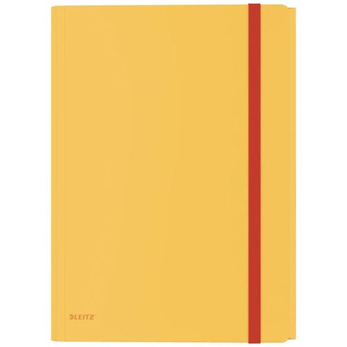купить Папка для документов Leitz 46190019 Mapa din plastic cu elastic Cosy A4, galbena в Кишинёве 