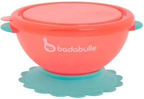 cumpără Seturi pentru hrănire bebelușilor Badabulle B005104 Set 3 boluri colorate pentru mancare cu suport inclus în Chișinău 