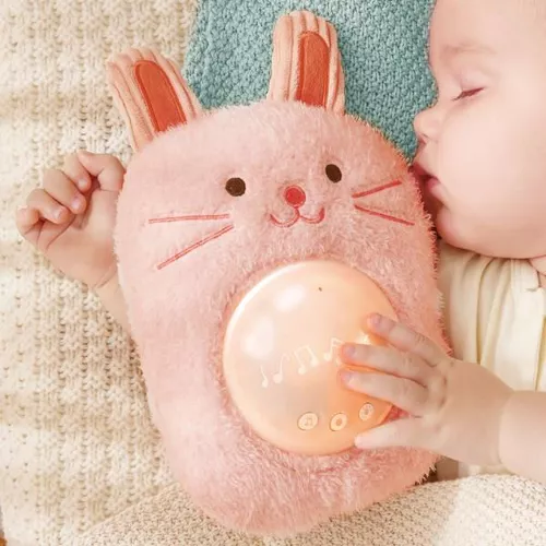 купить Музыкальная игрушка Hape E0114 Prietenul meu muzical Huggy Momo, roz в Кишинёве 