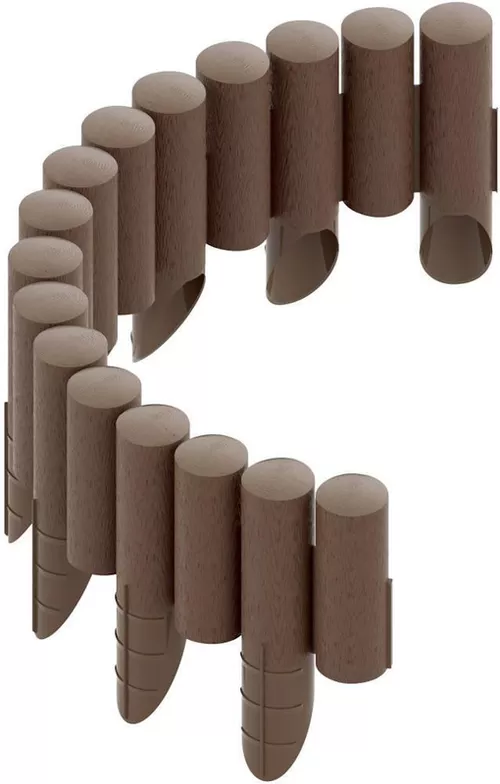 cumpără Decor Cellfast 34643 Gard decorativ pentru gradina (4 elemente SET) L=2.3 m, H=155/255 (maro) 34-041 în Chișinău 