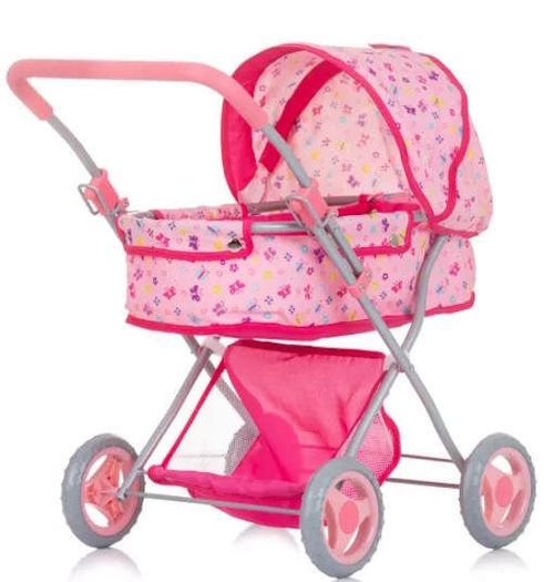 купить Кукла Chipolino Коляска для кукол Dora butterflies KZKDR02401BU в Кишинёве 