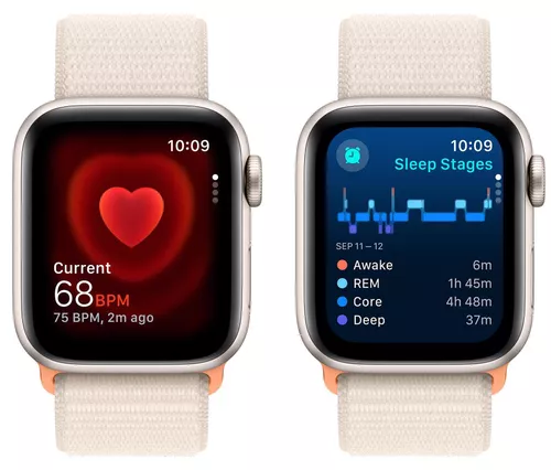 купить Смарт часы Apple Watch Series SE2 GPS 40mm Starlight MR9W3 в Кишинёве 