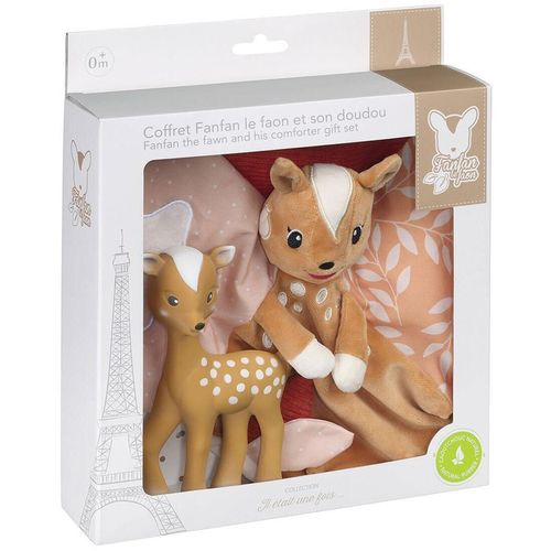 cumpără Jucărie Sophie la Girafe 850808 Set jucarie doudou Fanfan + Fanfan în Chișinău 
