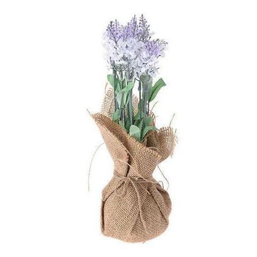купить Декор Holland 48386 NVT Цветок искусственный Seagrass 29cm в джутовом горшке в Кишинёве 