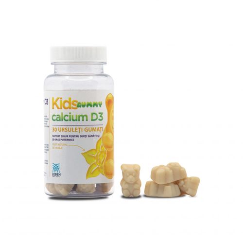 Ursuleti gumati KidsGummy Calcium D3 - 30 шт 