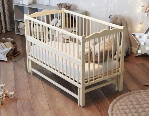 купить Кроватка Kuzya Anghelina2 pe balansoar (ivory) в Кишинёве 
