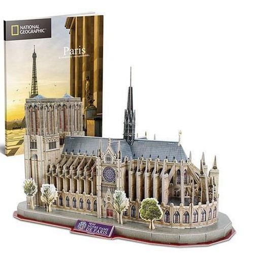 cumpără Set de construcție Cubik Fun DS0986h 3D puzzle Notre Dame De Paris, 128 elemente în Chișinău 