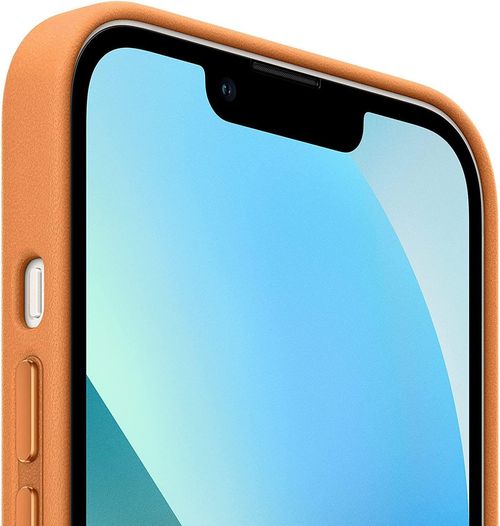 cumpără Husă pentru smartphone Apple iPhone 13 mini Leather Case with MagSafe Brown MM0D3 în Chișinău 