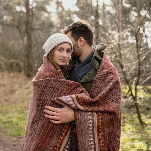 cumpără Textile de casă Ibena 2013/300 Jacquard Baumwolldecke Gizeh Brown/beige în Chișinău 