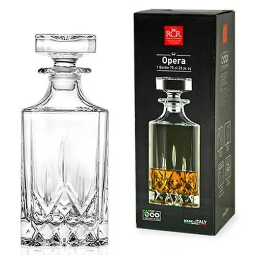 купить Посуда для напитков RCR 23194 Opera Штоф для крепких напитков Opera 0.75l квадр в Кишинёве 