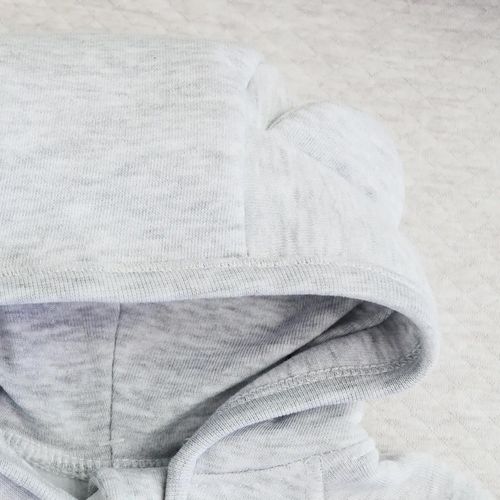 cumpără Haine pentru copii Minikin 231561362 Trinitka Комбинезон с капюшоном серый меланж 1-3 мес (62 см) în Chișinău 