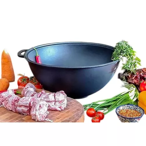 купить Казан Maysternya Ceaun din fonta Uzbec WOK 15L (V15CPWOK) в Кишинёве 