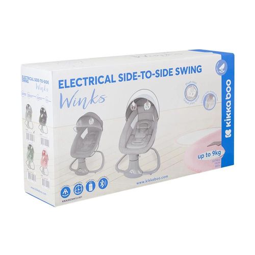 cumpără Leagăn pentru bebeluși Kikka Boo Winks Grey 2024 (3800171205924) în Chișinău 