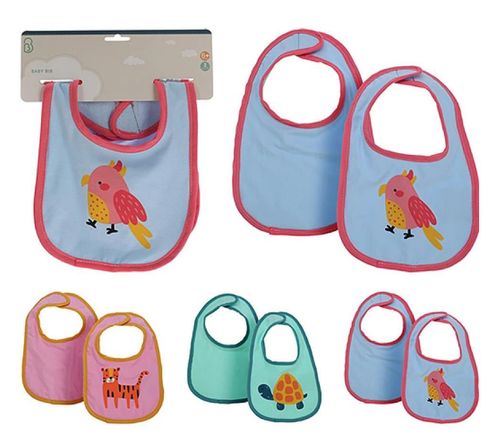 cumpără Bavețică Promstore 56359 Set bavete pentru bebelusi 2buc, bumbac în Chișinău 