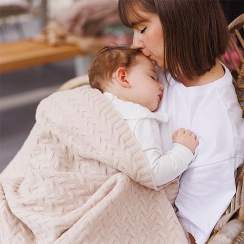 cumpără Lenjerie de pat pentru copii BabyOno 1648/01 Patura din lana merinos Beige în Chișinău 