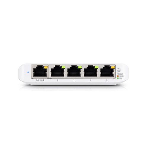купить Ubiquiti UniFi Switch 5-ports (USW-Flex-Mini), 5x10/100/1000 Mbps RJ45 Ports, Powered by 802.3af/at PoE or USB Type C, Non-Blocking Throughput: 5 Gbps, Switching Capacity: 10 Gbps (retelistica switch/сетевой коммутатор) в Кишинёве 