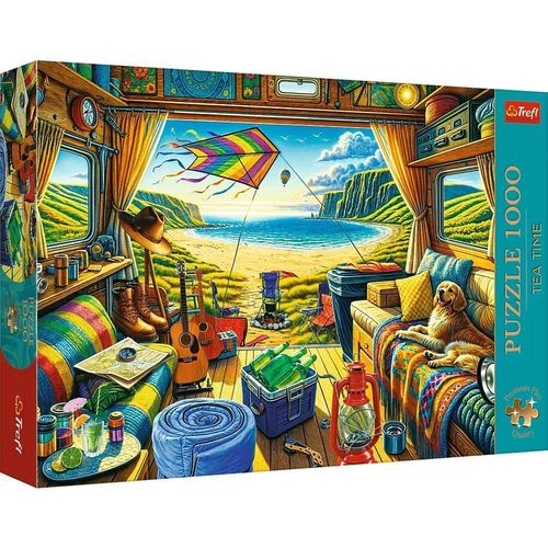 купить Пазл Trefl 10851 Puzzle 1000 Premium Plus. Van Life в Кишинёве 