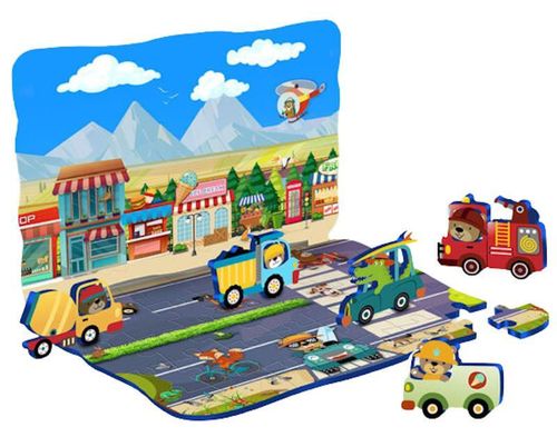 cumpără Puzzle miscellaneous B2216 Dynamic Puzzle, 17 elem. în Chișinău 