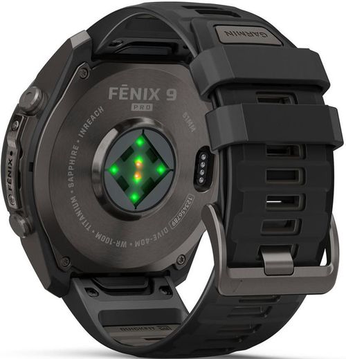 cumpără Ceas inteligent Garmin Fenix 9 Pro, 51mm, inReach, CbnGyDLCTi, Bk/PblBd (010-04337-11) în Chișinău 