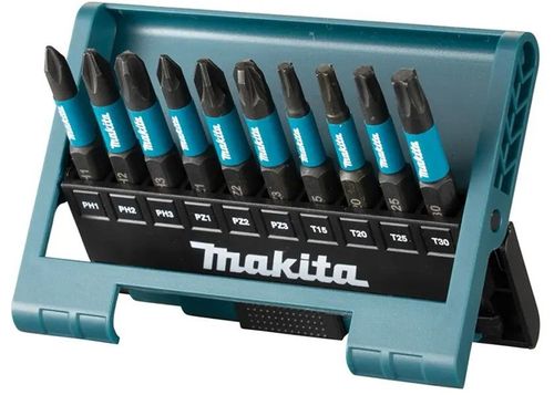 купить Набор головок, бит, насадок Makita E-12011 Set 10 biti impact black в Кишинёве 