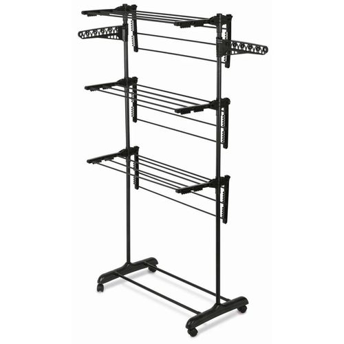 купить Сушилка для белья Konighoffer 76x55x155cm Black в Кишинёве 