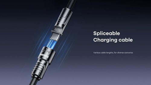 cumpără Cablu telefon mobil Remax RC-C168 60W A-C+L/C-C+L Black în Chișinău 