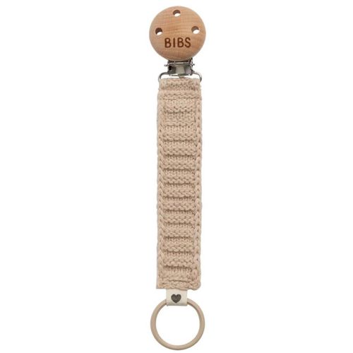 купить Пустышка BIBS 9440245 Lantisor clip tricotat pentru suzeta Vanilla в Кишинёве 