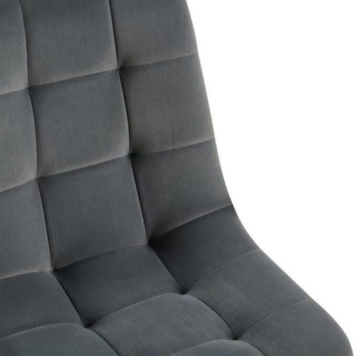 cumpără Scaun Interdepo TED Grey, Dark Grey Velvet 20A17GRY-35 în Chișinău 