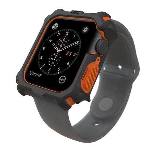 cumpără Curea UAG 19148G114097, for Apple Watch 44 Case, Black/Orange în Chișinău 