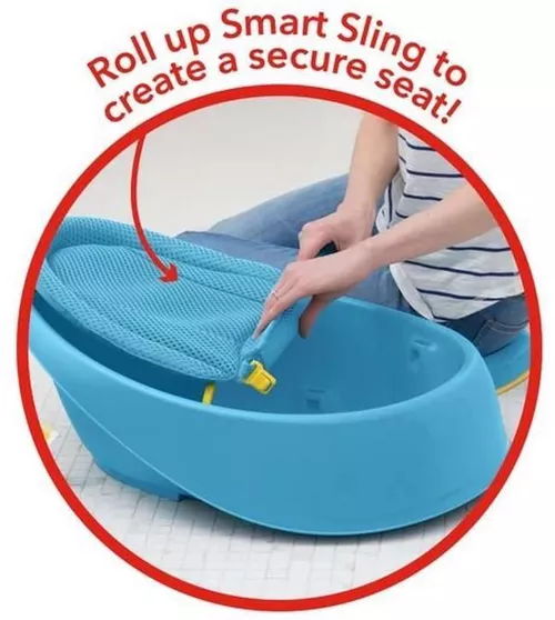 купить Ванночка Skip Hop 235465 Cadita inteligenta Moby albastra в Кишинёве 