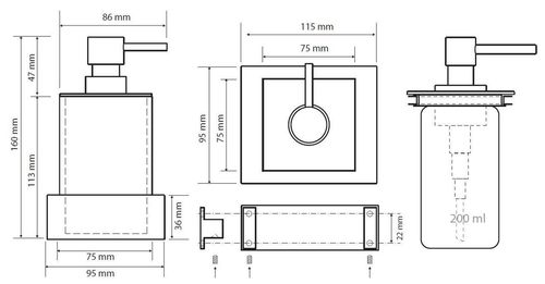 cumpără Dozator săpun Bemeta Gamma pe perete White 145509012 în Chișinău 