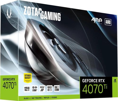 купить Видеокарта ZOTAC GeForce RTX 4070 Ti AMP AIRO 12GB GDDR6X в Кишинёве 