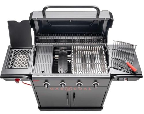 cumpără Grătar Char-Broil Gratar pe gaz&carbuni Gas2Coal 4 Burner Hybrid Special Edition 440 + Tava tigaie (140995) în Chișinău 