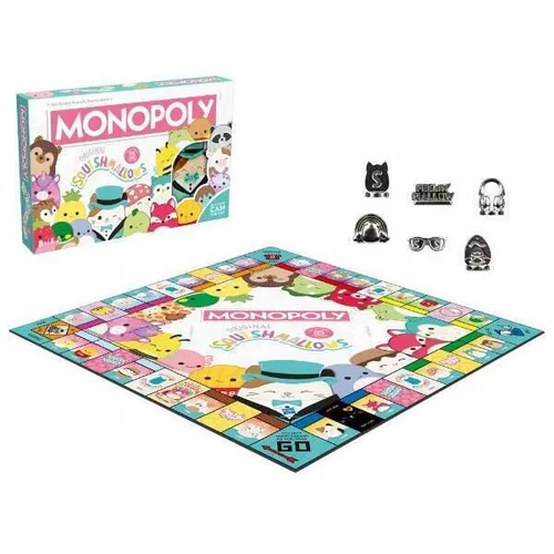 cumpără Joc educativ de masă Winning Moves WM04179-EN1-6 Monopoly, Squishmallows (en) în Chișinău 