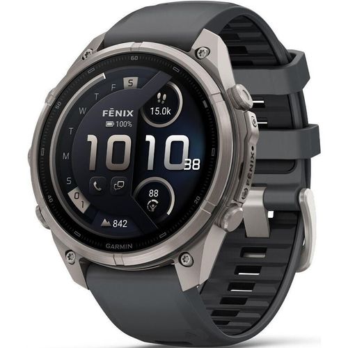 cumpără Ceas inteligent Garmin Fenix 9 Pro, 47mm, inReach,Ti w/Gpt/Bk bnd (010-04336-21) în Chișinău 