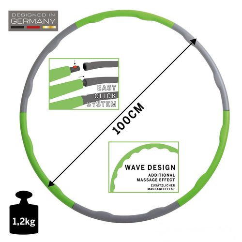 купить Инвентарь для гимнастики Donic SL-00013826 Cerc hoola hoop Schildkrot 960035 d=100 cm, 1.2 kg в Кишинёве 