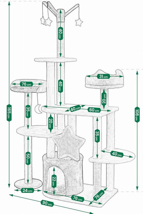 cumpără Centru de joc pentru pisici Jumi CD-320437 Bej în Chișinău 