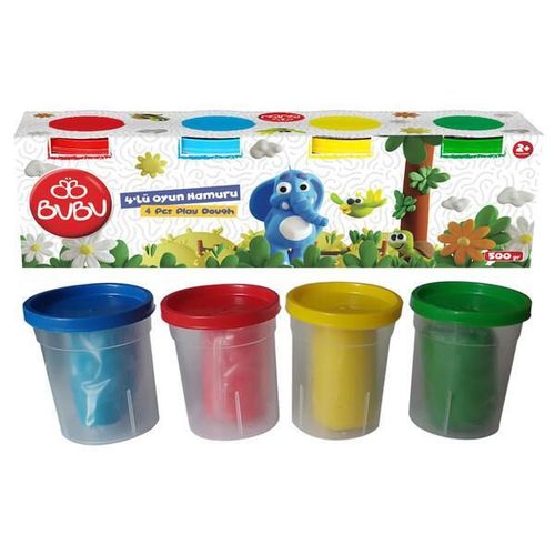 cumpără Set de creație BuBu OH0003 Plastilină de modelat în borcănele, 4 x 125 g în Chișinău 