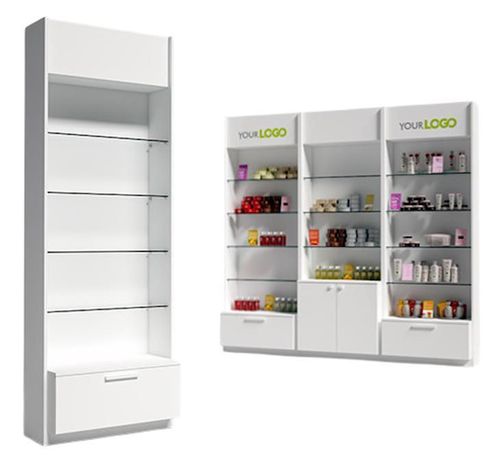 купить Тумба Indart Vitrina 05 (80x30x230) в Кишинёве 