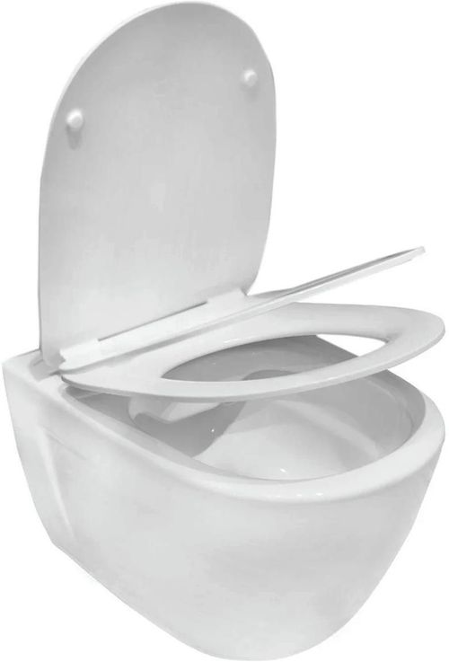 купить Унитаз Roca Fayans Happy-N Rimless+capac Slim Soft Close WQ8F3090000800 в Кишинёве 