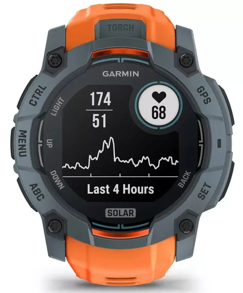 купить Смарт часы Garmin Instinct 3, 50 mm, Solar, Twilight with Solstice Band (010-02935-01) в Кишинёве 