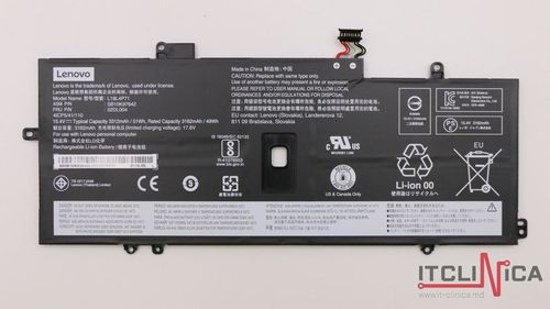 купить Battery Lenovo ThinkPad X1 Carbon 7th 8th Gen X1 Yoga 4th 5th Gen 02DL004 L18L4P71 SB10K97642 02DL005 L18M4P72 SB10K97643 02DL006 L18C4P71 SB10K97644 15.36V 3325mAh 51Wh Black Original в Кишинёве 