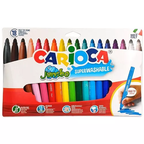 купить Набор для творчества Promstore 53187 Set carioci 18buc Carioca Jumbo в Кишинёве 