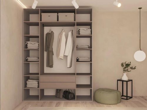 cumpără Dulap Bayro Modena 1800x2400x530 серый камень (604785) în Chișinău 