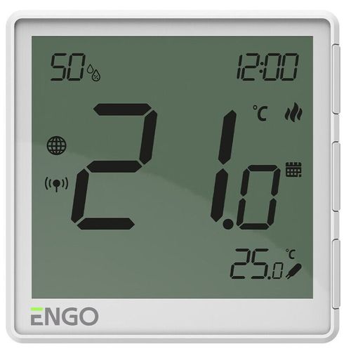 купить Термостат ENGO Controls EONE-230W prin internet ZigBee, 230V, white в Кишинёве 