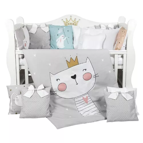 купить Детское постельное белье PernaMea Set lenjerie 8 piese Premium Zoo (PM.105896/5) в Кишинёве 