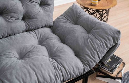 cumpără Canapea Trendy Nitta Gri 70x85x155cm în Chișinău 