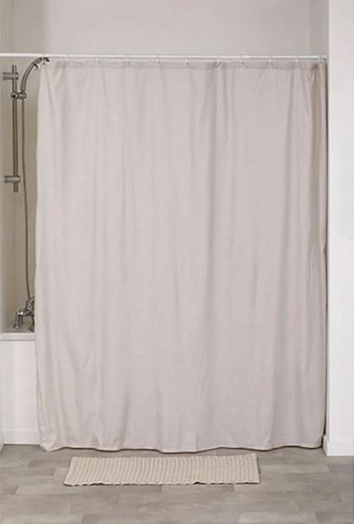 купить Занавеска для ванной Tendance 52054 180x200cm bej, poliester в Кишинёве 